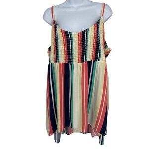 Torrid Babydoll Challis Smocked Cami Size 3X